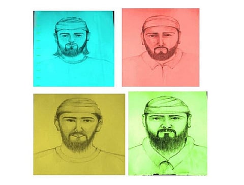 4 தீவிரவாதிகளின் வரைபடம்