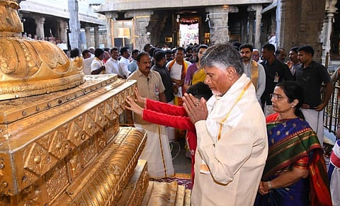 திருமலையின் புனிதத்தை பாதுகாக்க நடவடிக்கை: ஆந்திர முதல்வர் சந்திரபாபு நாயுடு உறுதி 