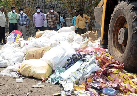குட்கா அழிப்பு | மாதிரிப் படம்
