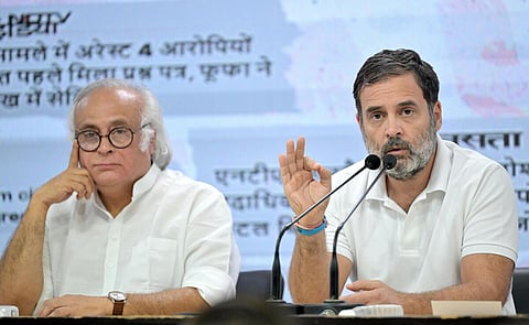 “நீட் வினாத்தாள் கசிவு பின்னணியில் ஆர்எஸ்எஸ்” - ராகுல் காந்தி அடுக்கும் குற்றச்சாட்டுகள்