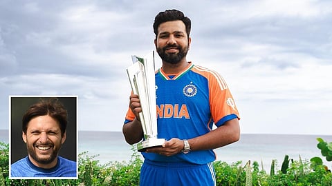 ரோகித் சர்மா | உள்படம்: அஃப்ரிடி