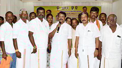 பாஜக ஆய்வுக் கூட்டத்தில் பேசிய நயினார் நாகேந்திரன்