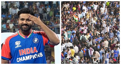 “இந்த கோப்பை ஒட்டுமொத்த நாட்டுக்குமானது” - ரசிகர் வெள்ளத்தின் நடுவே ரோஹித் நெகிழ்ச்சி!