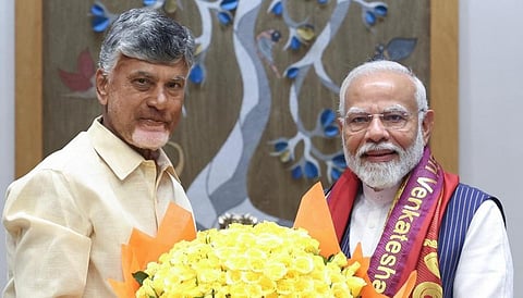 பட்ஜெட்டில் ஆந்திராவுக்கு கூடுதல் நிதி ஒதுக்குங்கள்: பிரதமர் மோடியை சந்தித்த முதல்வர் சந்திரபாபு கோரிக்கை