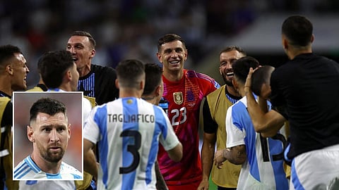 அர்ஜென்டினா வீரர்கள் | உள்படம்: மெஸ்ஸி