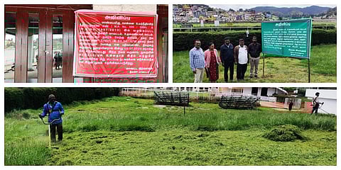 உதகை குதிரை பந்தய மைதானத்தை வருவாய்த் துறையினர் கையகப்படுத்தினர்