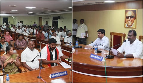 நெல்லை மாநகராட்சி மாமமன்றக் கூட்டம்