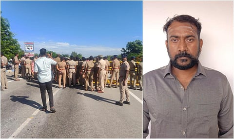 ரவுடி துரை என்கவுன்ட்டர்: புதுக்கோட்டை மருத்துவமனை வளாகத்தில் உறவினர்கள் சாலை மறியலால் பதற்றம்