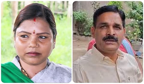 இடது: பீமா பார்தி | வலது: சங்கர் சிங்