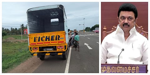 தஞ்சை விபத்தில் பலியான 5 பேர் குடும்பத்துக்கு தலா ரூ.2 லட்சம்: முதல்வர் உத்தரவு