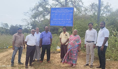 சித்தநாத சுவாமி கோயிலுக்கு சொந்தமான ரூ.1 கோடி மதிப்பிலான தரிசு நிலம் மீட்பு