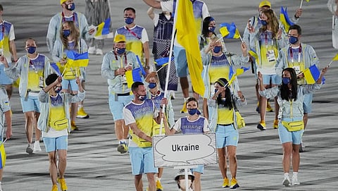 ஒலிம்பிக்கில் எங்கள் தேசியக் கொடியை உயர பறக்கச் செய்வோம்: உக்ரைன் வீரர்கள் சூளுரை