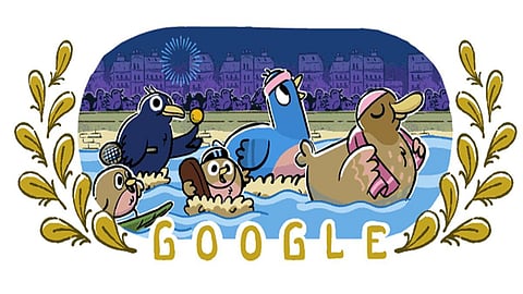 கூகுளின் பாரிஸ் ஒலிம்பிக் டூடூல்