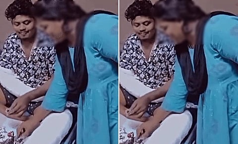 கடலூரில் மனைவியுடன் கேக் வெட்டி பிறந்தநாள் கொண்டாடிய கைதி: மூன்று காவலர்கள் சஸ்பெண்ட்