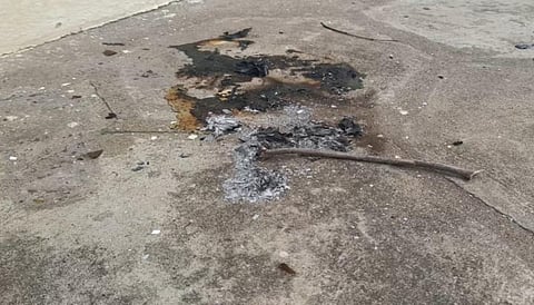 எடப்பாடி காவல் நிலையத்தில் பெட்ரோல் குண்டு வீச்சு? - போலீஸ் தீவிர விசாரணை