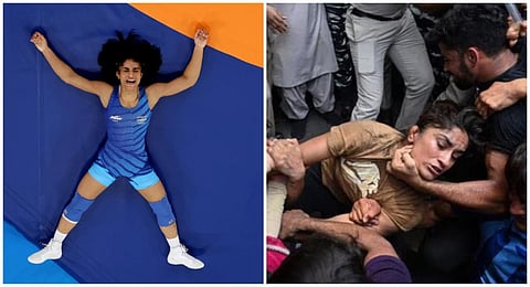 “வினேஷ் போகத் தன் சொந்த நாட்டின் தெருக்களில் இழுத்துச் செல்லப்பட்டார்” - பஜ்ரங் புனியா வேதனைப் பதிவு