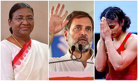 வினேஷ் போகத் தகுதி நீக்கம்: குடியரசுத் தலைவர், அமித் ஷா, ராகுல் காந்தி ஆறுதல்