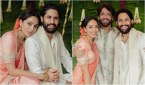 நாக சைதன்யா - சோபிதா திருமண நிச்சயதார்த்தம்: நாகர்ஜுனா மகிழ்ச்சிப் பகிர்வு