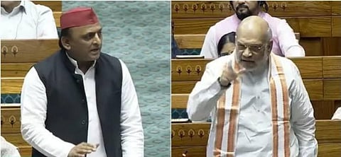 சபாநாயகர் அதிகாரம்: மக்களவையில் அகிலேஷுக்கு எதிராக கொதித்தெழுந்த அமித் ஷா