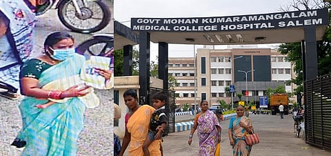 மகப்பேறு பிரிவிலிருந்து குழந் தையை ஒரு பெண் கடத்திச் செல்லும் காட்சி, அங்குள்ள சிசிடிவி கேமராவில் பதிவாகியுள்ளது.