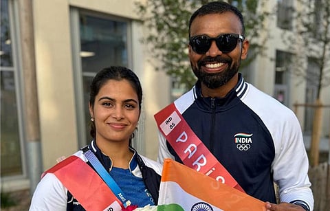 மனு பாகர், பி.ஆர்.ஸ்ரீஜேஷ்