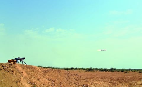 எளிதில் கையில் எடுத்துச் செல்லக்கூடிய டாங்க் எதிர்ப்பு ஏவுகணை சோதனை வெற்றி