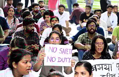 மருத்துவர்கள் போராட்டம் | இடம்: டெல்லி - படம்: சுஷில் குமார் வர்மா