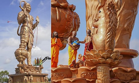 டெக்சாஸில் 90 அடி அனுமன் சிலை திறப்பு: அமெரிக்காவின் 3-வது உயரமான சிலை இதுவே!