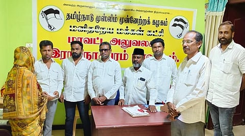 ராமநாதபுரத்தில் தமுமுக சார்பாக மருத்துவ உதவி வழங்கப்பட்டது