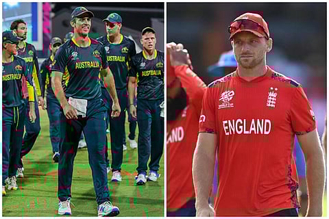 மிட்செல் மார்ஷ் (இடது) - ஜாஸ் பட்லர் (வலது)