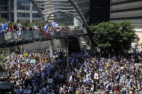 டெல் அவிவ் நகரில் நடைபெற்ற போராட்டம் | நாள்: 02.09.2024