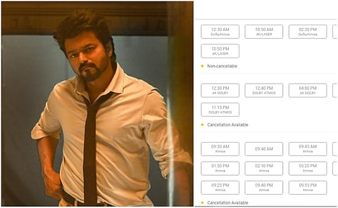 விஜய்யின் ‘தி கோட்’ பட முன்பதிவுக்கு வரவேற்பு எப்படி? - தியேட்டர் நிலவரம்