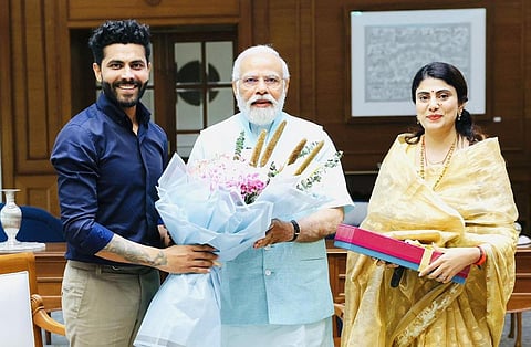 பாஜகவில் இணைந்தார் கிரிக்கெட் வீரர் ரவீந்திர ஜடேஜா