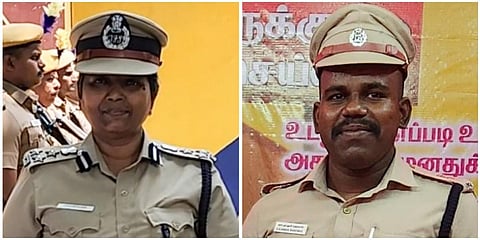 வேலூர் சிறைத் துறை டிஐஜி ராஜலட்சுமி மற்றும் சிறை (பொறுப்பு) கண்காணிப்பாளர் அப்துல் ரகுமான்