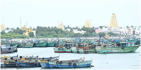 ராமேசுவரம் மீன்பிடி இறங்குதளம்