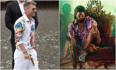 அல்லு அர்ஜுனின் ‘புஷ்பா 2’-வில் டேவிட் வார்னர் சிறப்புத் தோற்றம்