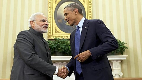 என் தாய் வசிக்கும் வீடு அளவுக்கு உங்கள் கார் மிகப் பெரியது: ஒபாமாவிடம் கூறிய பிரதமர் நரேந்திர மோடி