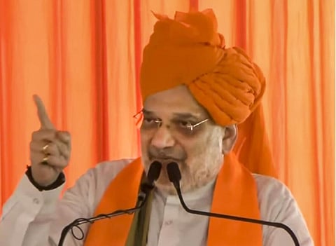 காங்கிரஸ் பிரச்சாரக் கூட்டங்களில் ‘பாகிஸ்தான் ஜிந்தாபாத்’ முழக்கம்: அமித் ஷா தாக்கு