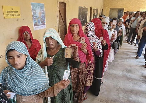 ஹரியானா தேர்தல்: காலை 9 மணி நிலவரப்படி 9.5 சதவீதம் வாக்குப்பதிவு