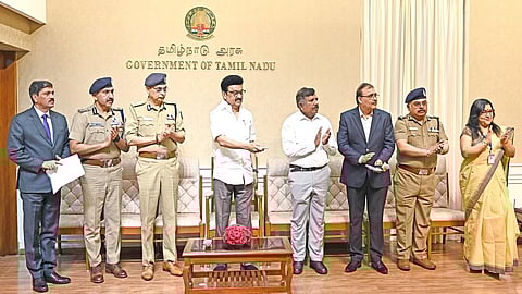 காவல், தீயணைப்பு, தடய அறிவியல் துறை சார்பில் ரூ.79 கோடி மதிப்பில் புதிய கட்டிடங்கள் திறப்பு