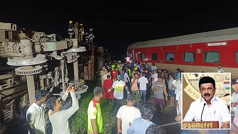 கவரைப்பேட்டை ரயில் விபத்து: ‘மீட்பு பணிகளில் அரசு துரிதம்’ - முதல்வர் ஸ்டாலின்