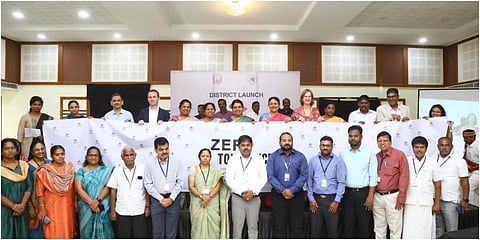 அவிநாசி அருகே திருமுருகன்பூண்டியில் ஜவுளித்துறை சார்ந்த பணியிடங்களில் பெண்களின் பாதுகாப்பை உறுதி செய்யும் நிகழ்வில் அமைச்சர் கீதா ஜீவன் கலந்துகொண்டார்.