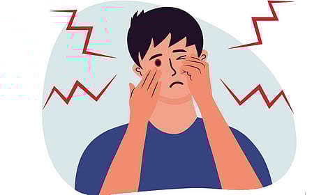 பட்டாசு பட்டால் கண்களைத் தேய்க்கக் கூடாது