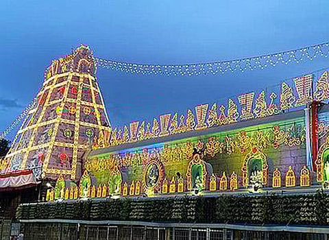 திருப்பதி ஏழுமலையானை 2 நாளில் தரிசனம் செய்த 1.72 லட்சம் பக்தர்கள்