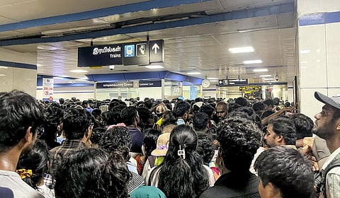 சென்னை மெட்ரோ ரயில்களில் அக்டோபரில் 90.83 லட்சம் பேர் பயணம்