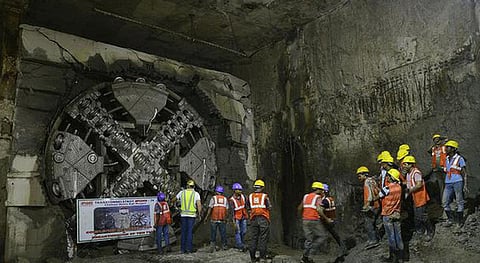 பனகல் பூங்கா - கோடம்பாக்கம் தடத்தில் மார்ச்சுக்குள் தயாராகும் முதல் மெட்ரோ ரயில் சுரங்கப்பாதை