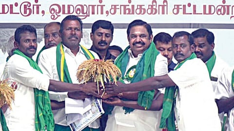 விவசாயிகளுக்கு எந்த நன்மையும் செய்யாத திமுக அரசு: எடப்பாடி பழனிசாமி குற்றச்சாட்டு