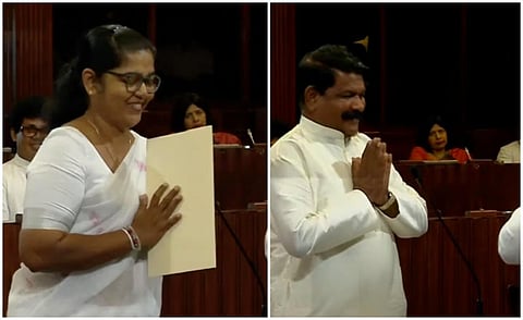 சரோஜா சாவித்திரி போல்ராஜ் (இடது) | ராமலிங்கம் சந்திரசேகர் (வலது)