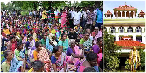 மதுரை விமான நிலைய விரிவாக்க பணிக்காக சின்ன உடைப்பு மக்களை வெளியேற்ற தடை