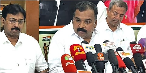 விருதுநகரின் காங்கிரஸ் எம்.பி. மாணிக்கம் தாகூர்.